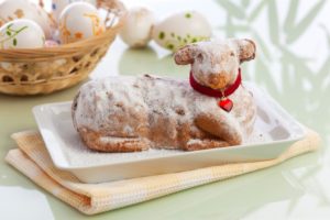 Traditional Easter Lamb Cake
